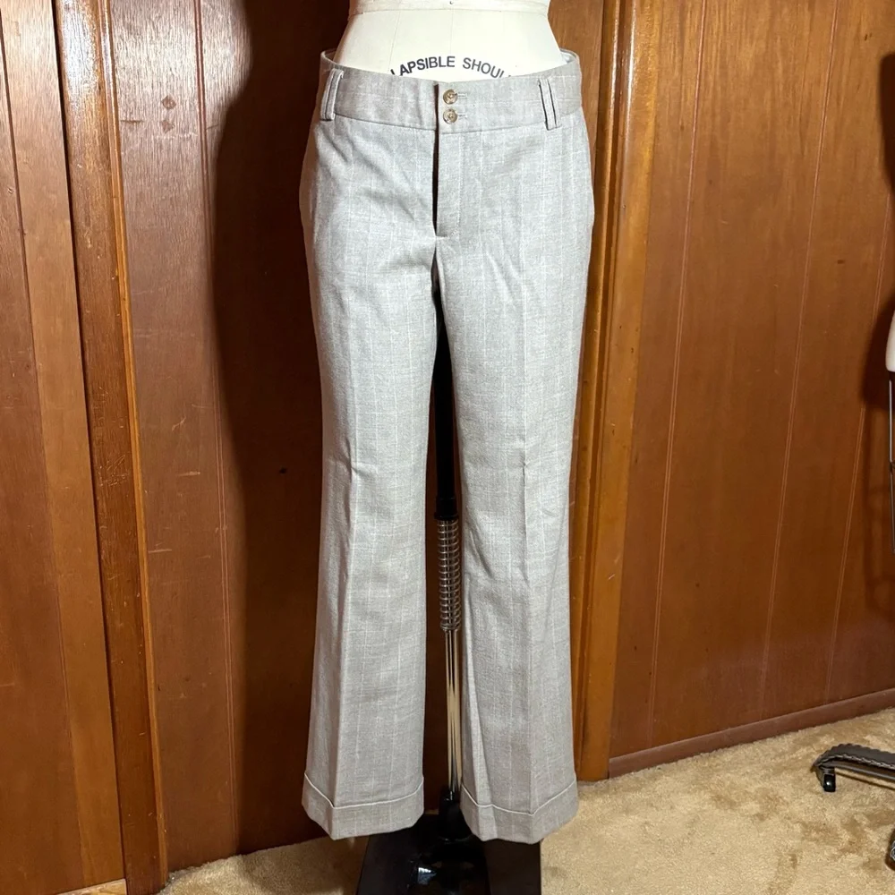 Banana Republic Beige Tailored Martin Pants with Cuff size 6 - Picture 1 of 5
